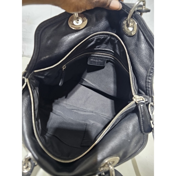 Christian Dior Granville Satchel Leather Cannage Black - Picture 13 of 13